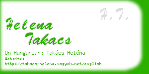 helena takacs business card